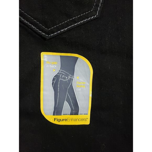 Levis 529 Jeans Size 4 Womens Black Pants Stretch Low Rise Curvy Straight NWT - Picture 15 of 16